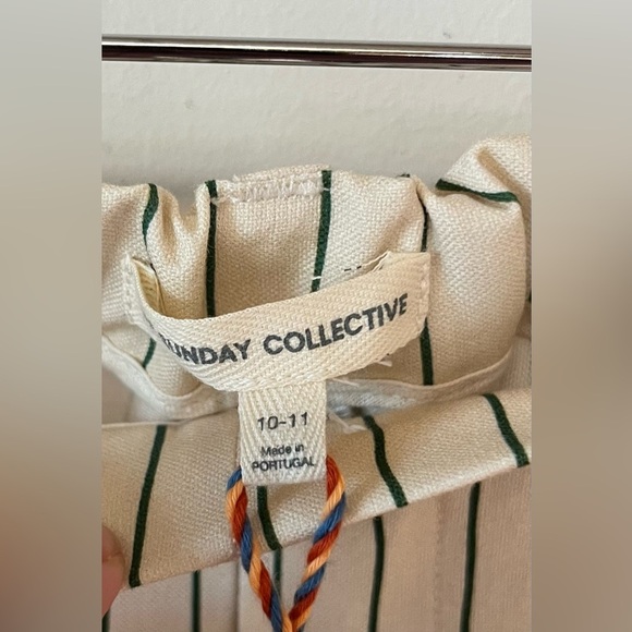 The Sunday Collective Kids Size 10-11Y Campsite Striped Pull On Pants - Picture 5 of 9